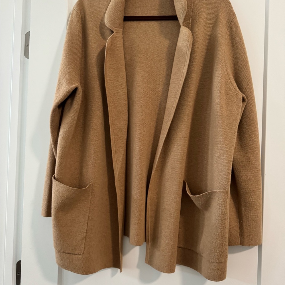 J. Crew Women's Camel Cardigan with Pockets